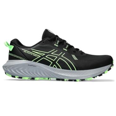 Imagem de ASICS Tênis masculino Gel-Excite Trail 2, Preto/Verde Iluminado, 40