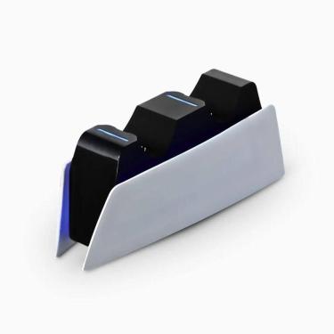 Imagem de Base De Carregamento Para 2 Controles De Game Ps5