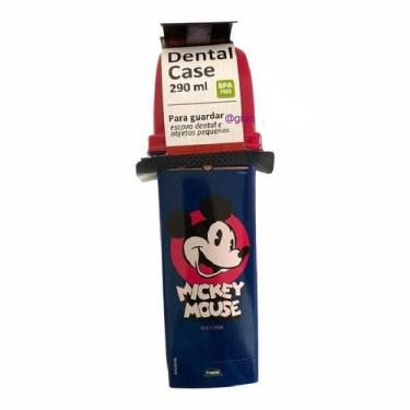 Imagem de Estojo Escolar Porta Escova De Dente Case Mickey Mouse - Plasutil