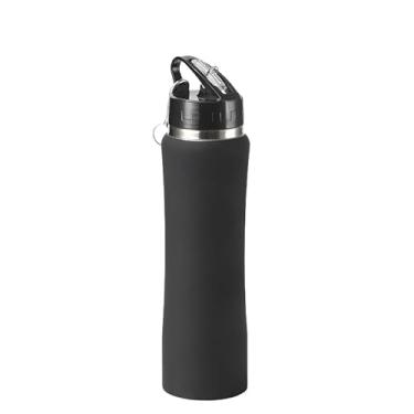 Imagem de Garrafa Térmica 750ml Bebidas Inox squeeze com Bico ideal para Hidratação (Preto)