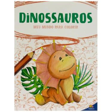 Imagem de Livro - Meu Mundo para colorir: Dinossauros