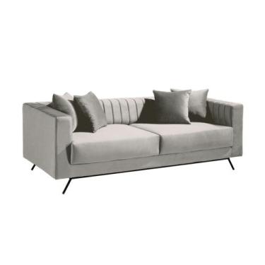 Imagem de Sofá Living Taiti 2,10 - Best Mobília, Linho Off Mescla
