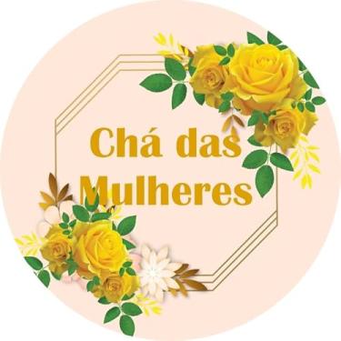Imagem de Painel Festa Redondo C/Elastico 1,50m Chá das Mulheres (CHMULH010)