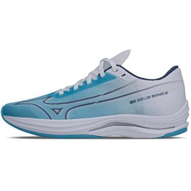 Imagem de Tênis de Corrida Feminino Mizuno Wave Rebellion Sonic 2, Azul, 37