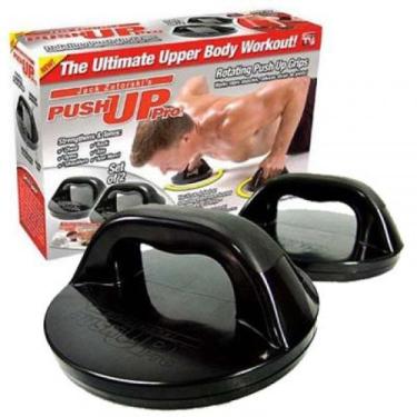 Imagem de Apoio para flexao de bracos giratorio aparelho push up pro abdomen tri