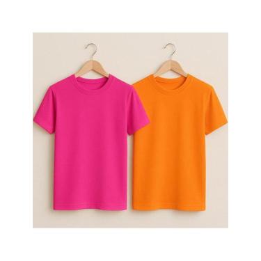 Imagem de Kit 2 Camisetas Básicas Streetwear Camisa T-Shirt Masculina Slim  Algo