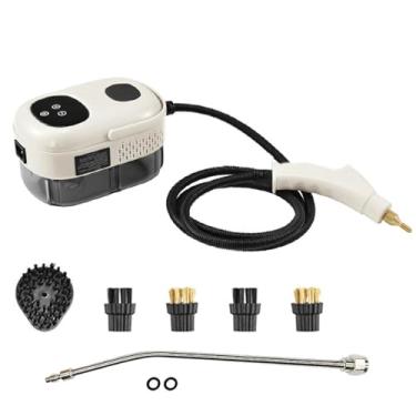 Imagem de KZU Limpador A Vapor, Vaporizador Doméstico De Alta Pressão E Temperatura, Máquina Limpeza Portátil Multiuso Para Cozinha Banheiro, 2500 W, Branco