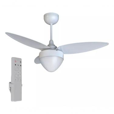 Imagem de Ventilador De Teto Ventisol Aires 127V 220V Bivolt Inverter Branco Controle