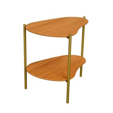 Imagem de Mesa Lateral Ôrganica Meven 100% MDF Freijó