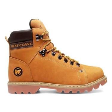 Imagem de Bota West Coast Worker Classic Nobuck Masculino, 40, Caramelo