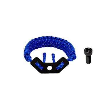 Imagem de HZUTUZH Alça de pulso com arco 250 paracord - Alça de pulso com composto de sobrevivência multifuncional para caça e tiro - sem necessidade de estabilizador - comprimento sucessivo maior do que 4,5 m, Waterproof PACK BLUE