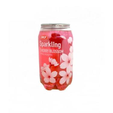 Imagem de Refrigerante Coreano Sabor Sakura Flor De Cerejeira 350ml - OKF