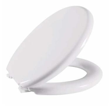 Imagem de Assento Sanitário Almofadado Tampa De Vaso Oval Astra Branco