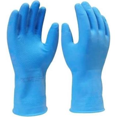 Imagem de Luva latex az.ant.der 7p imbat