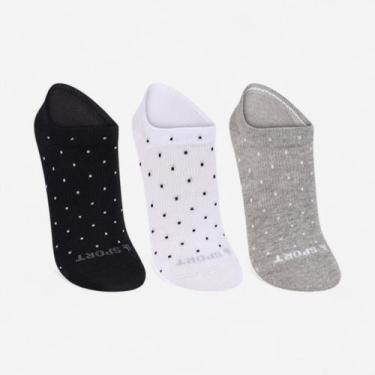 Imagem de Kit Meia Lupo Feminina Com 3 Pares, 0900, 33a36