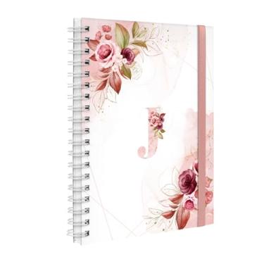 Imagem de Agenda 2026 Planner Semanal Plus Floral Branco E Rosa Letra J