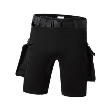 Imagem de kowaku Calções de Mergulho Equipamento de Banho Cinto Ajustável Acessórios Calças Calças Submersíveis para Esportes Aquáticos Mergulho, XXXL