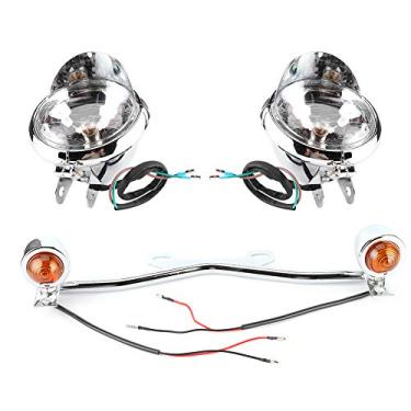 Imagem de vtx 1300 + Luz de trabalho de farol de motocicleta condução neblina luz de seta DC12V apto para Shadow VT 750 1100 VTX 1800