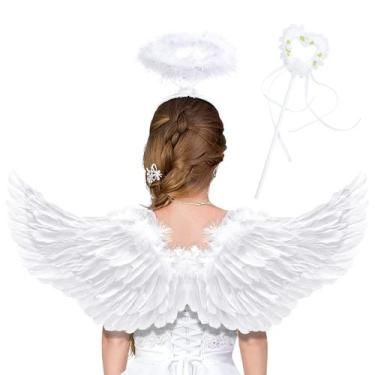 Imagem de Angel Wings Goenb Angel Wings para adultos e crianças brancas