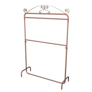 Imagem de Arara Desfile Dupla Vintage 1,00m Para equipar sua loja ou seu closet 