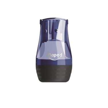 Imagem de APONTADOR TONIC METAL 2 FUROS COM DEPOSITO AZUL DISPLAY X 18
