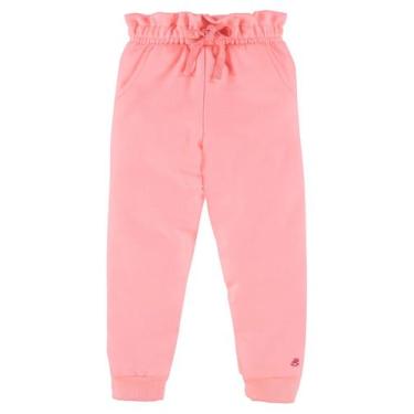 Imagem de Calça de Moletom Infantil Feminina Up Baby, Rosa pink, 1