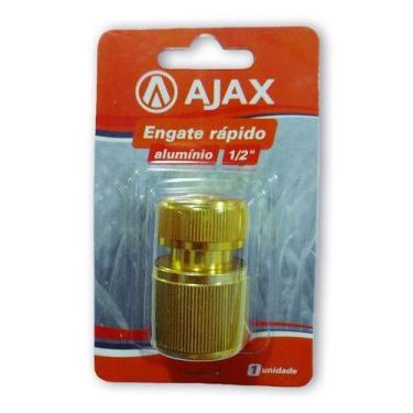 Imagem de Engate Rapido 1/2 Aluminio Ajax - esguicho