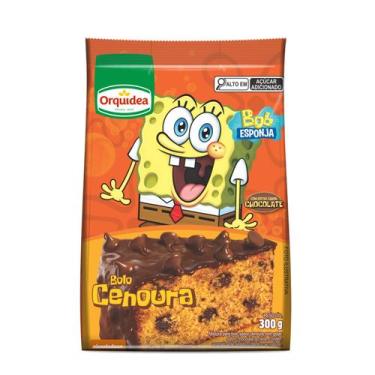 Imagem de Mistura para Bolo Sabor Cenoura com Gotas Sabor Chocolate ao Leite 300