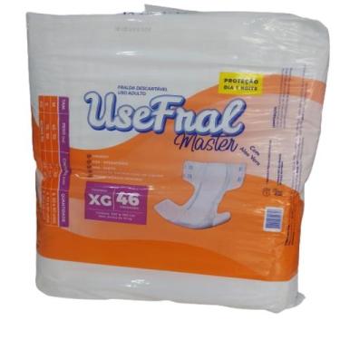 Imagem de Fralda Geriátrica Descartável UseFral Tamanho XG - 46 Unidades