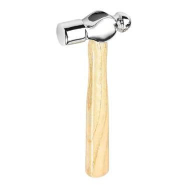 Imagem de Martelo de mão pequeno de cabeça redonda mini martelos de cabo de madeira martelos de aço martelos de aço martelo de conserto pequeno martelo pequeno para marcenaria martelo de trabalho de metal