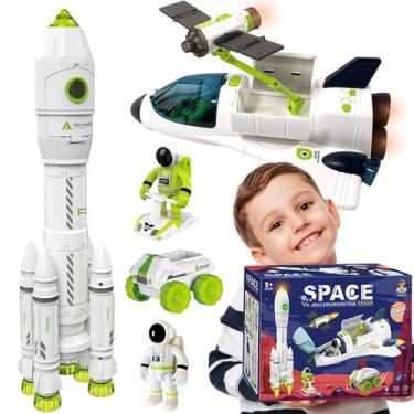 Imagem de Conjunto Toy Space Rocket Shuttle com luzes e som para crianças de 3 a