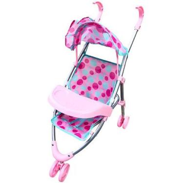 Imagem de Carrinho Boneca 03 Rodas Estampa Bolas DM TOYS DMT6502