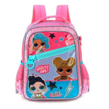 Imagem de Mochila Escolar Costas Pink Lol Surprise Maxlog