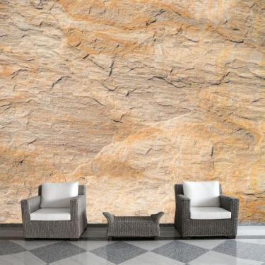 Imagem de Papel de Parede Pedras Rustico Quarto Sala Adesivo - 265pcm - Allodi