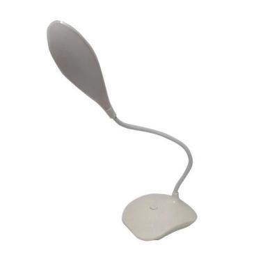 Imagem de Luminária Articulada Recarregável Bivolt Mesa Ideal Pequenos Espaços A