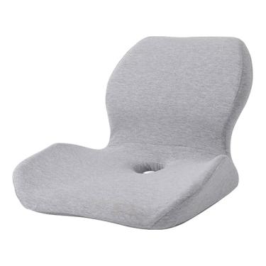 Imagem de Almofadas de hemorróidas para sentar, almofada de donut para dor no cóccix, almofada de assento de laboratório, almofadas de cadeira de escritório para suporte de costas e bumbum, almofada de suporte