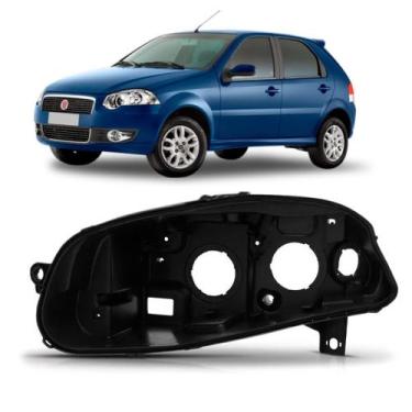 Imagem de Carcaça De Farol Fiat Palio 2010 2011 2012 Siena 2008 2009 2010 2011 2