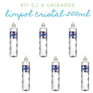 Imagem de Kit c/ 6 Limpol Cristal 500ml