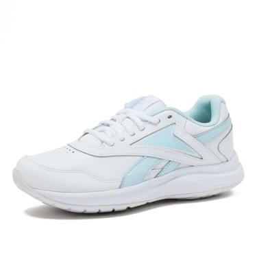 Imagem de Reebok Tênis feminino Walk Ultra 7 DMX Max, Branco/azul vidro/azul-royal universitário, 40