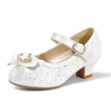 Imagem de Sapatos sociais de salto alto para meninas PANDANINJIA Sadie Mary Jane