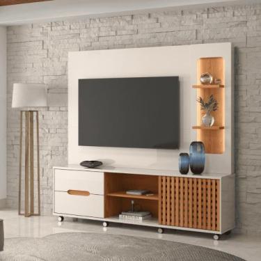 Imagem de Painel balcao Vietna off white new/jequitiba - CASA H