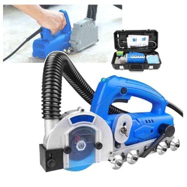 Imagem de CNAOHGHN Limpador De Juntas De Azulejos CerâMicos De 800 W/1200 W, AspiraçãO AutomáTica, 9000 Rpm, Com Capa Protetora Transparente E Polia Auxiliar Para Limpeza De VãOs