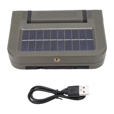 Imagem de SPYMINNPOO Lanterna de Acampamento Recarregável, Dobramento de Luz Solar Portátil de 5000mAh, Lâmpada Pendurada de Bateria para Caminhada por Externa Queda de Energia Ao Ar Livre