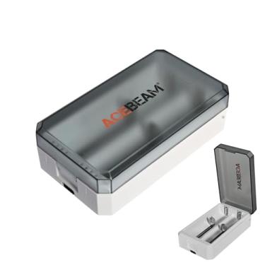 Imagem de ACEBEAM Caixa de armazenamento de bateria portátil A2, carregador de bateria, organizador de armazenamento de bateria, caixa de armazenamento de bateria