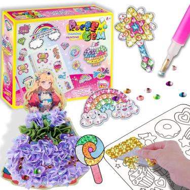 Imagem de GrandSail Kit de aventura 3 em 1 – Artes e artesanato para crianças de 4-8, 4-6, 5-7, 5-8, 6-8 – Presentes para meninas de 5 anos – Kits divertidos e atividades – Presente de aniversário para meninas