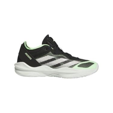 Imagem de adidas Originals Adizero Select 2.0 Tênis unissex para adultos, Preto/Branco Nuvem/Verde Spark, 12 Women/11 Men