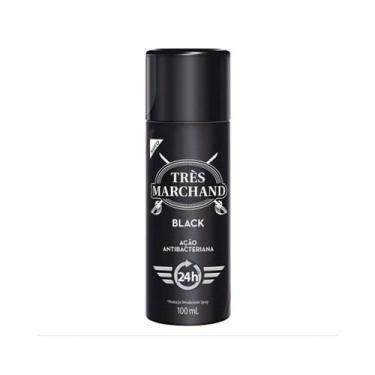 Imagem de Desodorante Líquido Tres Marchand Black 100ml - Três Marchand