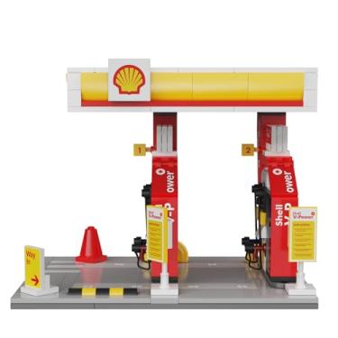 Imagem de Cada - Blocos de Montar Posto de Gasolina Shell Mini