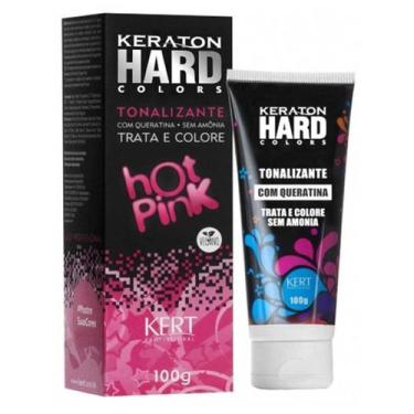 Imagem de Tonalizante sem Amônia Keraton Hard Colors Hot Pink 100g - Kert