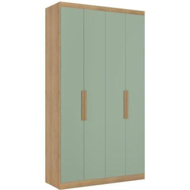 Imagem de Roupeiro THB 5863 Milan 4 Portas e 2 Gavetas MDP 220x120x47cm, CAPUCCI